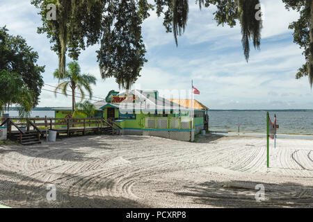 Der Gator Joe Strand, Bar und Grill Ocklawaha, Florida, USA Stockfoto