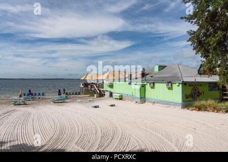 Der Gator Joe Strand, Bar und Grill Ocklawaha, Florida, USA Stockfoto