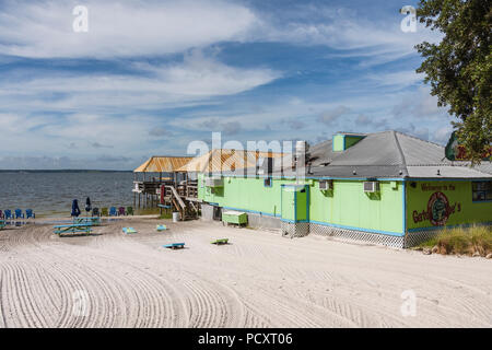 Der Gator Joe Strand, Bar und Grill Ocklawaha, Florida, USA Stockfoto