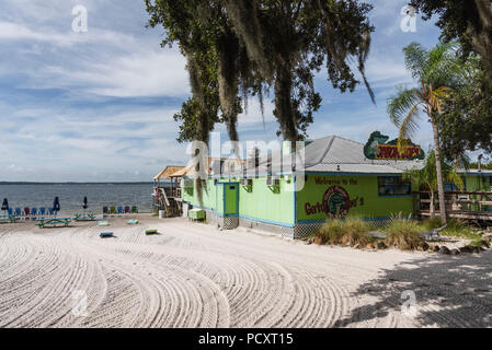 Der Gator Joe Strand, Bar und Grill Ocklawaha, Florida, USA Stockfoto