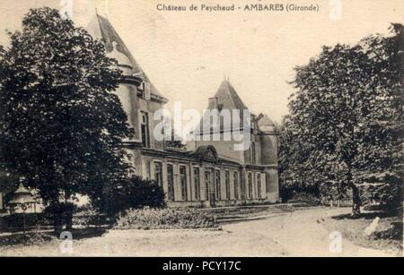 Ambares-chateau Peychaud 2. Stockfoto
