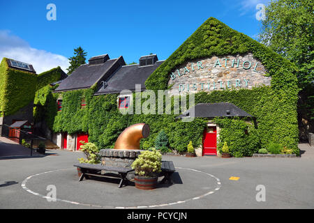 Blair Athol Whiskey Distillery in Pitlochry, Perthshire, Schottland Stockfoto