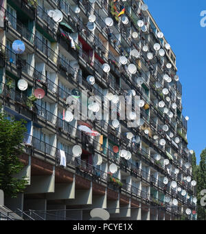 Berlin, Schöneberg, Pallastr., Sozialpalast Stockfoto