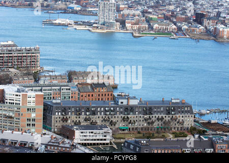 Boston, MA hat viele historische Spuren zu folgen, die pädagogischen Aspekte der Geschichte zu erfahren. Stockfoto