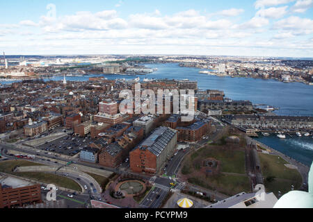 Boston, MA hat viele historische Spuren zu folgen, die pädagogischen Aspekte der Geschichte zu erfahren. Stockfoto