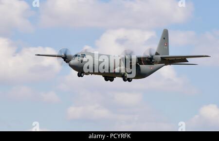 Royal Danish Air Force - Lockheed Martin C-130J Super Hercules Transportflugzeuge Stockfoto