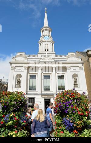 Hutchesons' Hall ist ein frühen neunzehnten Jahrhundert in Ingram Street, im Zentrum von Glasgow, Schottland. Stockfoto