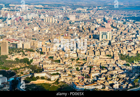 Skyline von Oran, einer größeren Stadt in Algerien, Nord Afrika Stockfoto