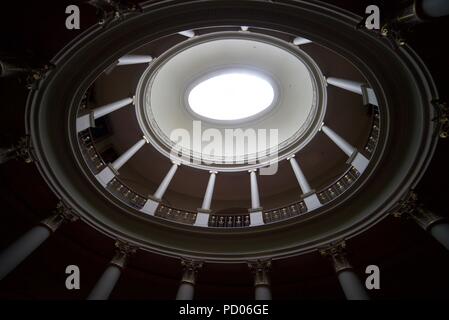 Die Treppe am Culzean Castle, entworfen von Robert Adam (Culzean Castle Treppe) Stockfoto