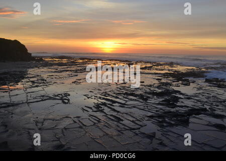 Sunrise Fotos von Apollo Bay, Victoria. Stockfoto