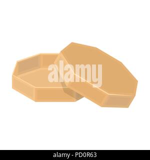 Box, Verpackung, Papier und andere Symbol im Comic-stil. Shell, Rahmen, Fall, Icons in der Sammlung. Stock Vektor