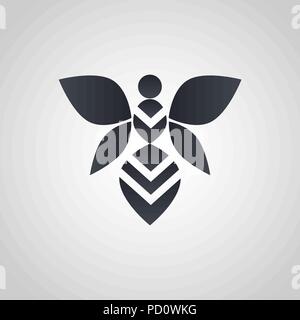 Biene Vektor logo Symbol Abbildung Stock Vektor