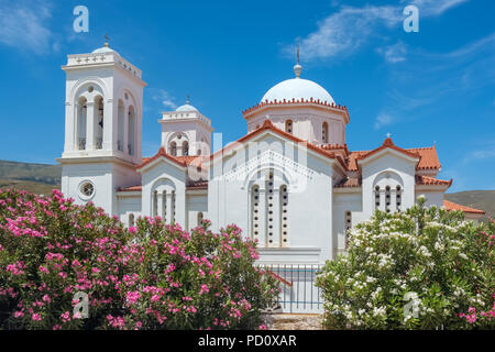 Metropole Andros Kirche in Chora Stadt auf Andros, Kykladen, Griechenland Stockfoto