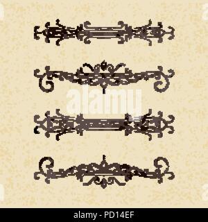 Vintage vektor design elemente Stock Vektor