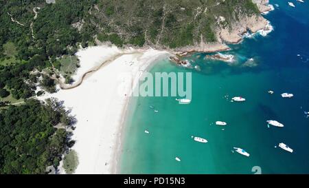 Yachtcharter in der Bucht von Sai Kung, lange ken Wan Stockfoto