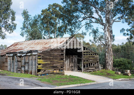 Alte Halle, Avoca, Victoria, Australien Stockfoto