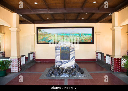 CEBU, PHILIPPHINES - MÄRZ 24, 2106: Lapu-Lapu Statue am 24. März 2106, in der Insel Mactan., Cebu City, Philippinen. Stockfoto