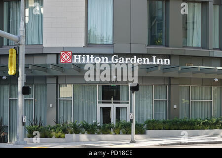 Hilton Garden Inn im Stadtzentrum von Bellevue, WA, USA Stockfoto