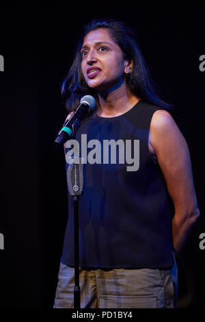 Edinburgh, Großbritannien. 4. August 2018. Edinburgh Pleasance Newcomer Comedy Gala 2018 Credit: Andrew Eaton/Alamy Leben Nachrichten. Stockfoto