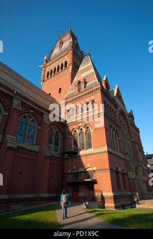 Memorial Hall an der Universität Harvard, Cambridge, Boston, Middlesex County, Massachusetts, USA Stockfoto