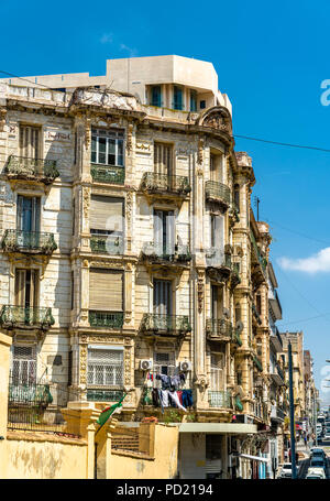 Gebäude in Oran, einer größeren Stadt in Algerien Stockfoto