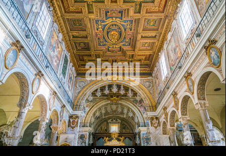 Basilika Santa Maria in Ara Coeli, Rom, Italien. Stockfoto