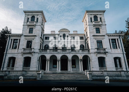 Das Äußere des Swannanoa Palace in Afton, Virginia Stockfoto