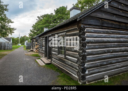 Fort Wilkins SP, Kupfer Hafen, Keweenaw Peninsula, MI, USA, von Bruce Montagne/Dembinsky Foto Assoc Stockfoto