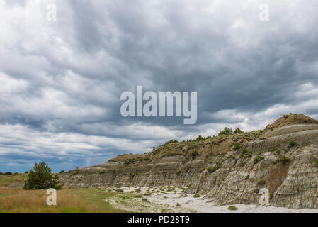 Blitzschlag, Theodore Roosevelt NP, ND, USA, durch die Bruce Montagne/Dembinsky Foto Assoc Stockfoto