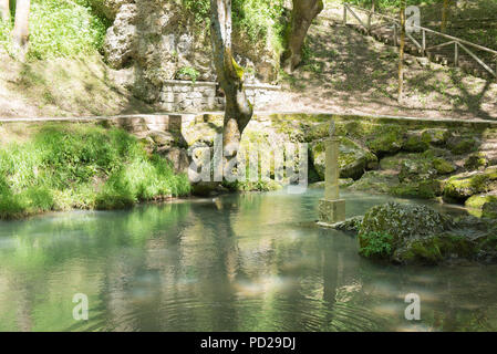 Geburt des Ebro in El Astillero, Cantabrial, Spanien Stockfoto