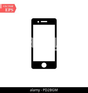 Smart phone Symbol. Elemente der News und Media Streaming Symbol. Premium Qualität Grafik Design. Zeichen, Symbole Sammlung Symbol für Websites, Webdesign, Stock Vektor
