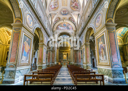 Kirche Santa Maria in Aquiro, in Rom, Italien. Stockfoto