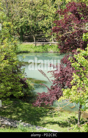 Geburt des Ebro in El Astillero, Cantabrial, Spanien Stockfoto