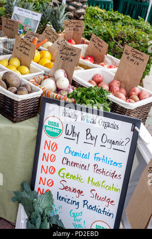 Boca Raton Florida, Palm Beach County, Royal Palm Place, Farmers Market, Shopping Shopper Shopper Shop Shops Märkte Marktplatz Kauf Verkauf, Einzelhandel st Stockfoto