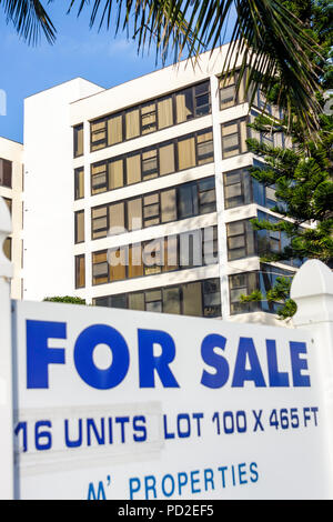 Boca Raton Florida, Palm Beach County, Highland Beach, Ocean Water Boulevard, Gebäude, Einzelhandelsprodukte, Vitrine Verkauf, Waren, Verpackung, Marken, real Stockfoto