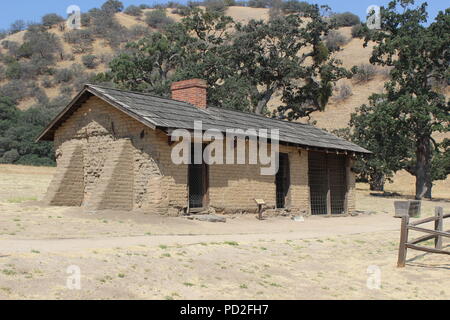 Pfleger' Quarters, Fort Tejon, Kalifornien Stockfoto