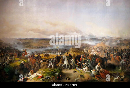 Pjotr Bagration, Aufträge, die während der Schlacht von Borodino während verletzt wird - die Schlacht von Borodino - Peter von Hess, 1843 Stockfoto