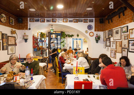 Ze Varunca Restaurant, Lissabon, Portugal Stockfoto
