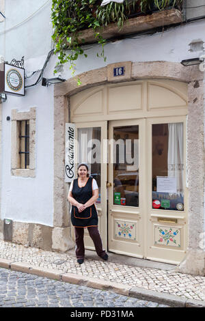 Ze Varunca Restaurant, Lissabon, Portugal Stockfoto