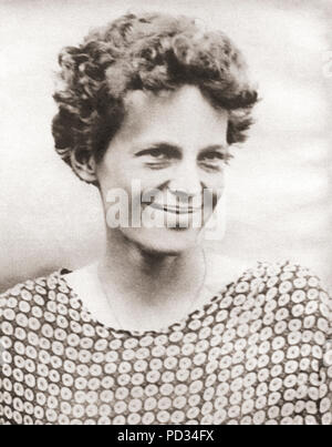 Maria Amelia Earhart, 1897 - Juli 2, 1937 verschwunden. American Aviation pioneer und Autor. Von diesen enormen Jahre, veröffentlicht 1938. Stockfoto