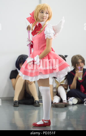 Shenyan, Shenyan, China. 6 Aug, 2018. Shenyang, China - Cosplayer bei der 4. China International Cartoon & Animation Festival in Shenyang, Provinz Liaoning im Nordosten Chinas. Credit: SIPA Asien/ZUMA Draht/Alamy leben Nachrichten Stockfoto