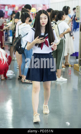 Shenyan, Shenyan, China. 6 Aug, 2018. Shenyang, China - Cosplayer bei der 4. China International Cartoon & Animation Festival in Shenyang, Provinz Liaoning im Nordosten Chinas. Credit: SIPA Asien/ZUMA Draht/Alamy leben Nachrichten Stockfoto