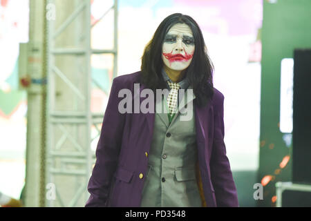 Shenyan, Shenyan, China. 6 Aug, 2018. Shenyang, China - Cosplayer bei der 4. China International Cartoon & Animation Festival in Shenyang, Provinz Liaoning im Nordosten Chinas. Credit: SIPA Asien/ZUMA Draht/Alamy leben Nachrichten Stockfoto