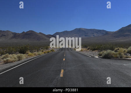 Allgemeine Ansichten des Death Valley, eine Wüste Tal im Osten von Kalifornien gelegen, im nördlichen Mojave Wüste, die einige Teile Europas verglichen werden zu dieser Woche. Stockfoto