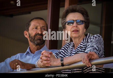 Prinzessin Anne visits Cowes RNLI 06.08.18 Stockfoto