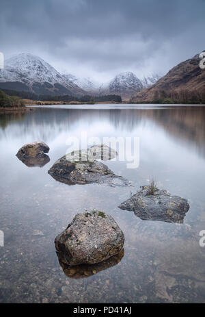 Lochan Urr, Glen Etive in Schottland Stockfoto