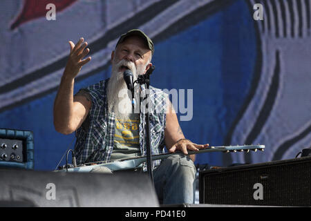 Seasick Steve führt auf die große Eiche Bühne, Britische Sommerzeit 2018 Tag 1, Hyde Park, London Mit: Seasick Steve Wo: London, Großbritannien Wann: 06 Jun 2018: Simon Reed/WENN.com Stockfoto