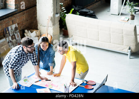 Business Team Brainstorming Stockfoto