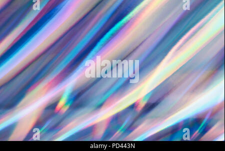 Mehrfarbiger Hintergrund imitieren Hologramm. Stockfoto