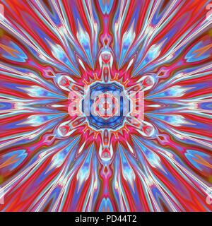 Fraktale surreale Kunst psychedelische Fantasy Artwork. Grafik Malerei Design Pattern. Vorlage für gedruckte Produktion Dekor. Geometrische fantastische Drucken. Stockfoto